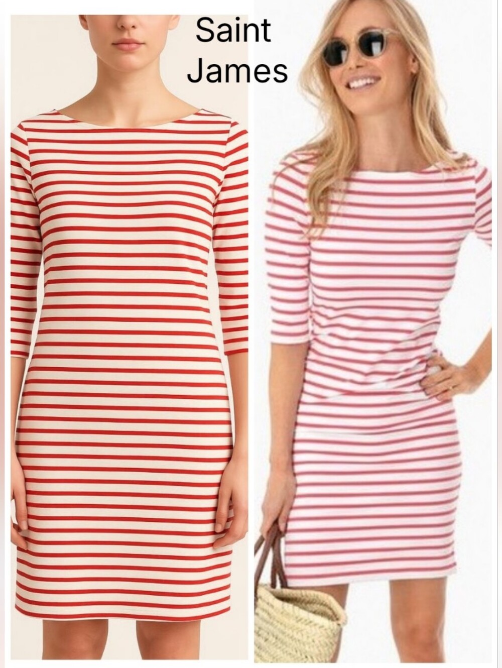 SAINT JAMES Propriano Dress Sz 10 Us Like New
